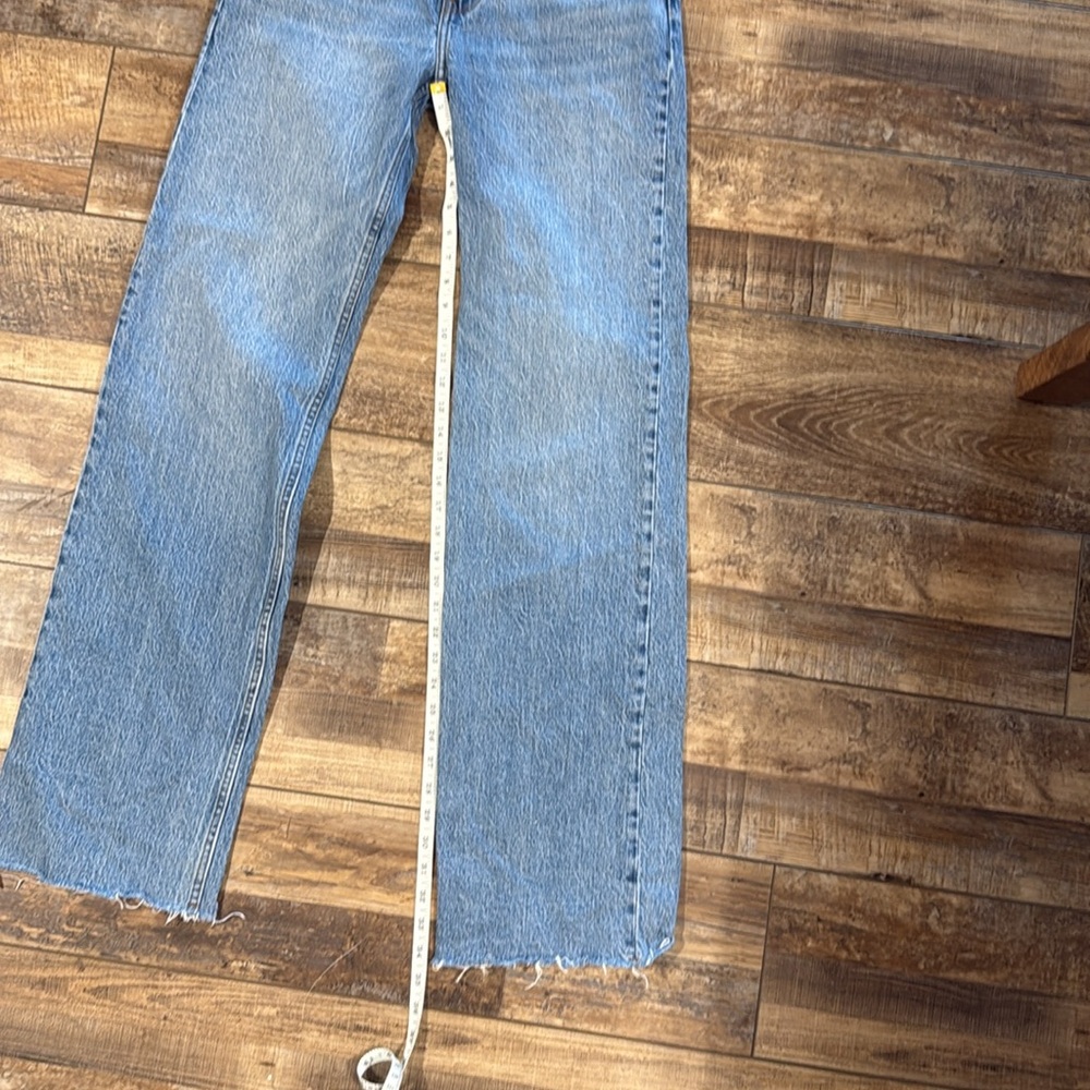 Abercrombie & Fitch Blue relaxed jeans size 26 - Picture 6 of 7